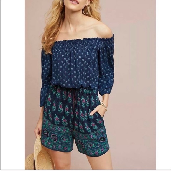Anthropologie ett twa Kaleo Romper | SMALL - Picture 1 of 12